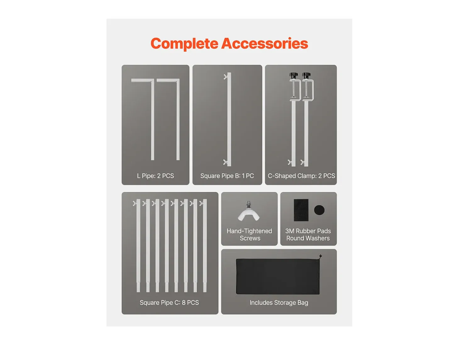 Suporte de Haste de Mesa SucceBuy com Pinças, Suporte de Arco de Mesa, Altura Ajustável 33-106.7 cm Comprimento Ajustável 71.1-249 cm, Quadro de Arco de Metal