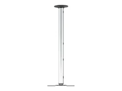Suporte de teto VCM Beamer | Até 50 kg | Altura ajustável 220-300 cm | Suporte de projetor extensível | Montagem universal no teto | CPM (Prata)