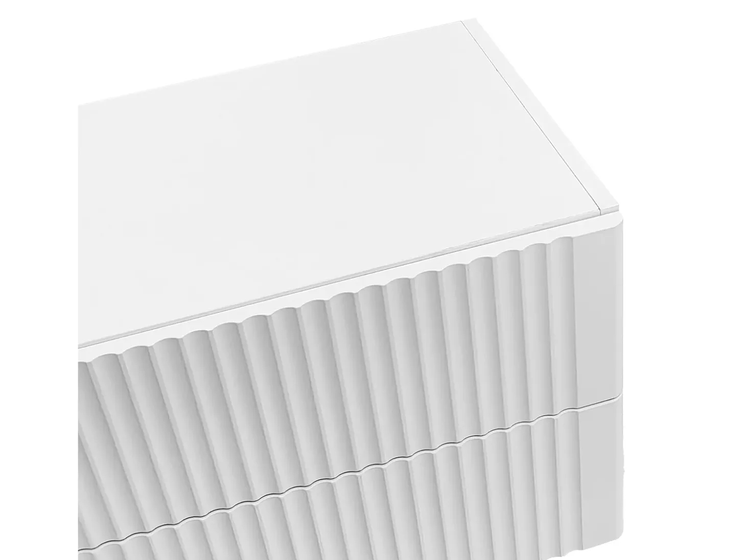 Suporte de TV branco com vários compartimentos de armazenamento, design vertical moderno fosco, linhas pretas, 190 x 35 x 45 cm, branco