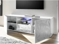 Suporte de TV branco MOSCA