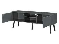 Suporte de TV de design suporte para TV de 120 cm cinza escuro/preto 03_0005864