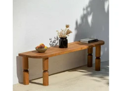 Suporte de TV Dgrimald, Aparador de sala, Armário de TV baixo, Base de parede equipada, 140x35h40 cm, Carvalho