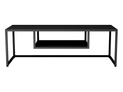 Suporte de TV industrial atemporal 120 x 40 x 40 cm preto 03_0007763