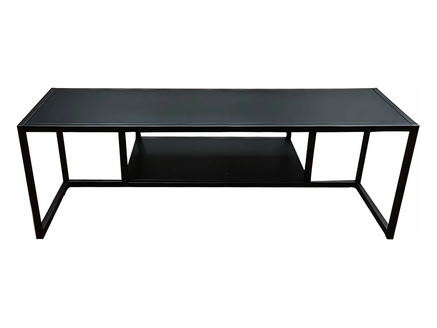 Suporte de TV industrial atemporal 120 x 40 x 40 cm preto 03_0007763