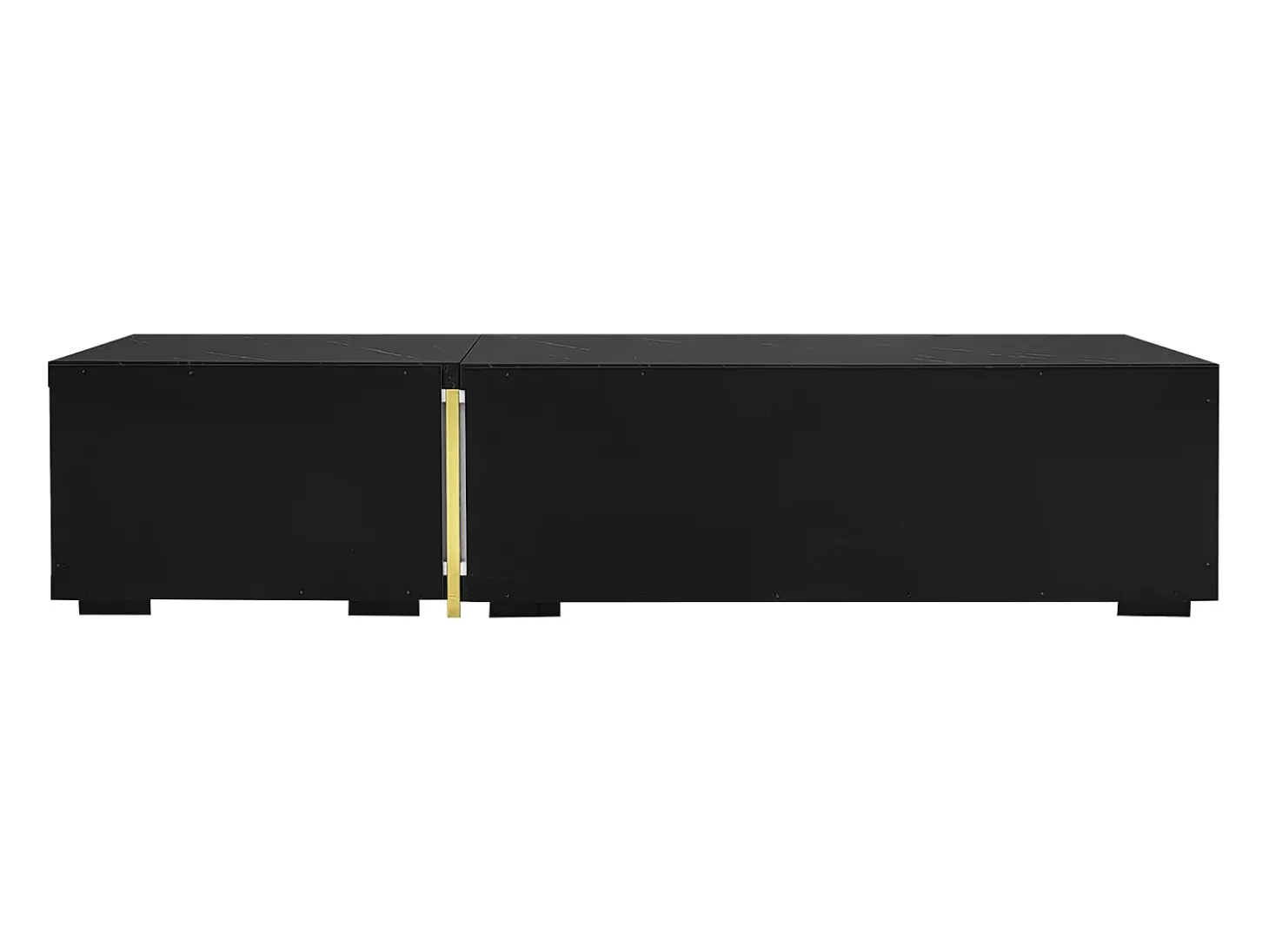 Suporte de TV moderno com altura ajustável (140-260 cm), suporte de TV baixo com função giratória, branco