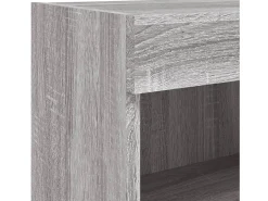 Suporte de TV multimídia prateleira de TV buffet de TV sala de jantar sala de estar quarto com LED 8 peças Sonoma Engineered Wood cinza 02_0029483