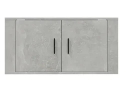 Suporte de TV multimídia prateleira de TV aparador de TV montado na parede adequado para sala de jantar sala de estar quarto 80 x 34,5 x 40 cm cinza 02_0027805