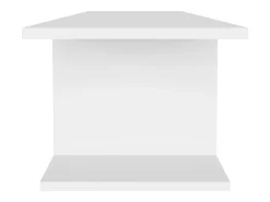 Suporte de TV multimídia prateleira de TV armário de TV aparador de TV sala de jantar sala de estar quarto montado na parede 103 x 30 x 26,5 cm branco 02_0027745