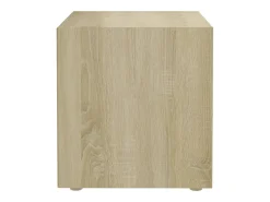 Suporte de TV multimídia prateleira de TV aparador de TV sala de jantar sala de estar quarto carvalho Sonoma 37 x 35 x 37 cm madeira de engenharia marrom 02_0027525