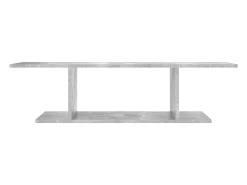 Suporte de TV multimídia prateleira de TV aparador de TV montado na parede adequado para sala de jantar sala de estar quarto 103 x 30 x 26,5 cm cinza 02_0027746