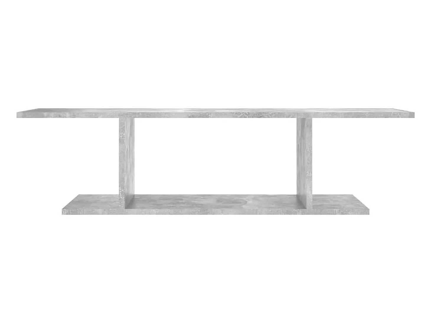 Suporte de TV multimídia prateleira de TV aparador de TV montado na parede adequado para sala de jantar sala de estar quarto 103 x 30 x 26,5 cm cinza 02_0027746