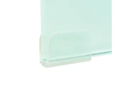 Suporte de TV/aparador/monitor de design prático para TV de vidro branco de 100 cm 2502222