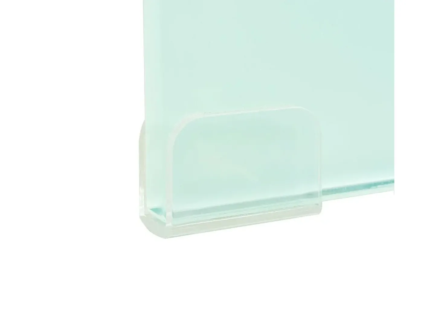 Suporte de TV/aparador/montagem para monitor de design prático para TV de vidro branco de 40 cm 2502227