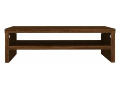 Suporte monitor 42x24x13 cm derivados madeira carvalho castanho PT626336
