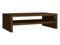 Suporte monitor 42x24x13 cm derivados madeira carvalho castanho PT626336