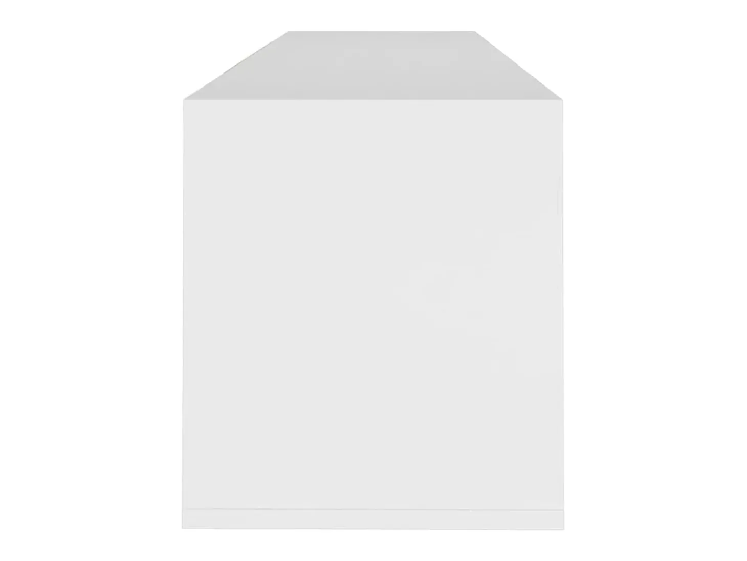 Suporte multimídia para TV prateleira para TV aparador armário para TV sala de jantar sala de estar quarto 120 x 30 x 40,5 cm madeira engenheirada branca 02_0025838