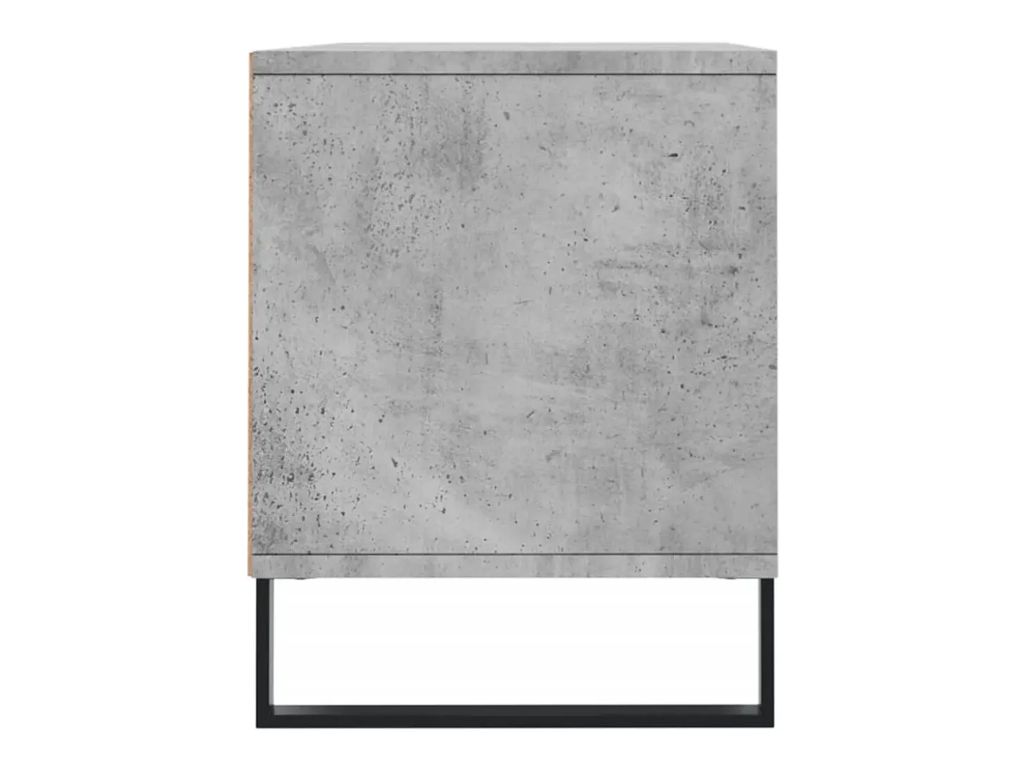 Suporte multimídia para TV prateleira para TV aparador para TV sala de jantar sala de estar quarto 100 x 34,5 x 44,5 cm madeira industrializada cinza 02_0025478