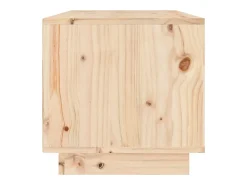 Suporte multimídia para TV prateleira para TV aparador armário para TV sala de jantar sala de estar quarto 60 x 35 x 35 cm madeira maciça de pinho marrom 02_0026134