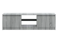 Suporte multimídia para TV prateleira para TV aparador armário para TV sala de jantar sala de estar quarto com luzes LED Sonoma 120 x 30 x 35,5 cm cinza 02_0026796