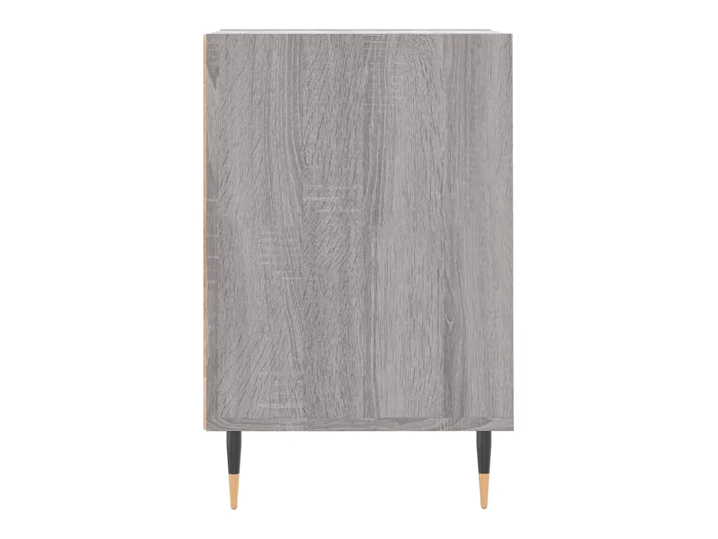 Suporte multimídia para TV prateleira para TV aparador para TV sala de jantar sala de estar quarto Sonoma 160 x 35 x 55 cm madeira industrializada cinza 02_0028423