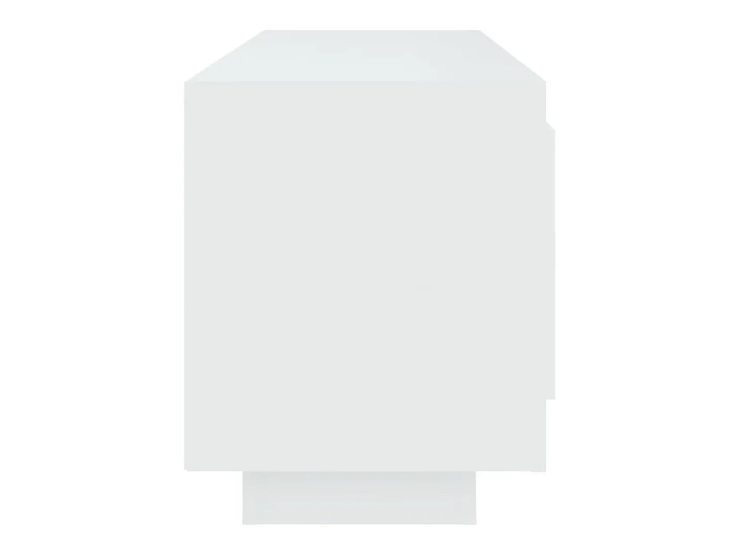 Suporte multimídia para TV prateleira para TV aparador para TV sala de jantar sala de estar quarto 102 x 35 x 45 cm madeira engenheirada branca 02_0025569