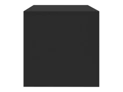 Suporte multimídia para TV prateleira para TV aparador para TV sala de jantar sala de estar quarto 120 x 40 x 40 cm madeira engenheirada preta 02_0025870