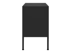 Suporte multimídia para TV prateleira para TV aparador para TV para sala de jantar sala de estar quarto 105 x 35 x 50 cm aço preto 02_0025688