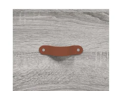 Suporte multimídia para TV prateleira para TV aparador para TV sala de jantar sala de estar quarto Sonoma 150 x 30 x 50 cm madeira industrializada cinza 02_0028401