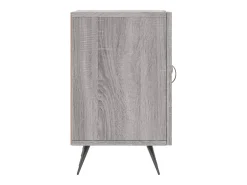 Suporte multimídia para TV prateleira para TV aparador para TV sala de jantar sala de estar quarto Sonoma 150 x 30 x 50 cm madeira industrializada cinza 02_0028401