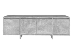 Suporte multimídia para TV prateleira para TV aparador para TV para sala de jantar sala de estar quarto 120 x 30 x 40,5 cm madeira industrializada cinza 02_0025839