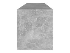 Suporte multimídia para TV prateleira para TV aparador para TV para sala de jantar sala de estar quarto 120 x 30 x 40,5 cm madeira industrializada cinza 02_0025839