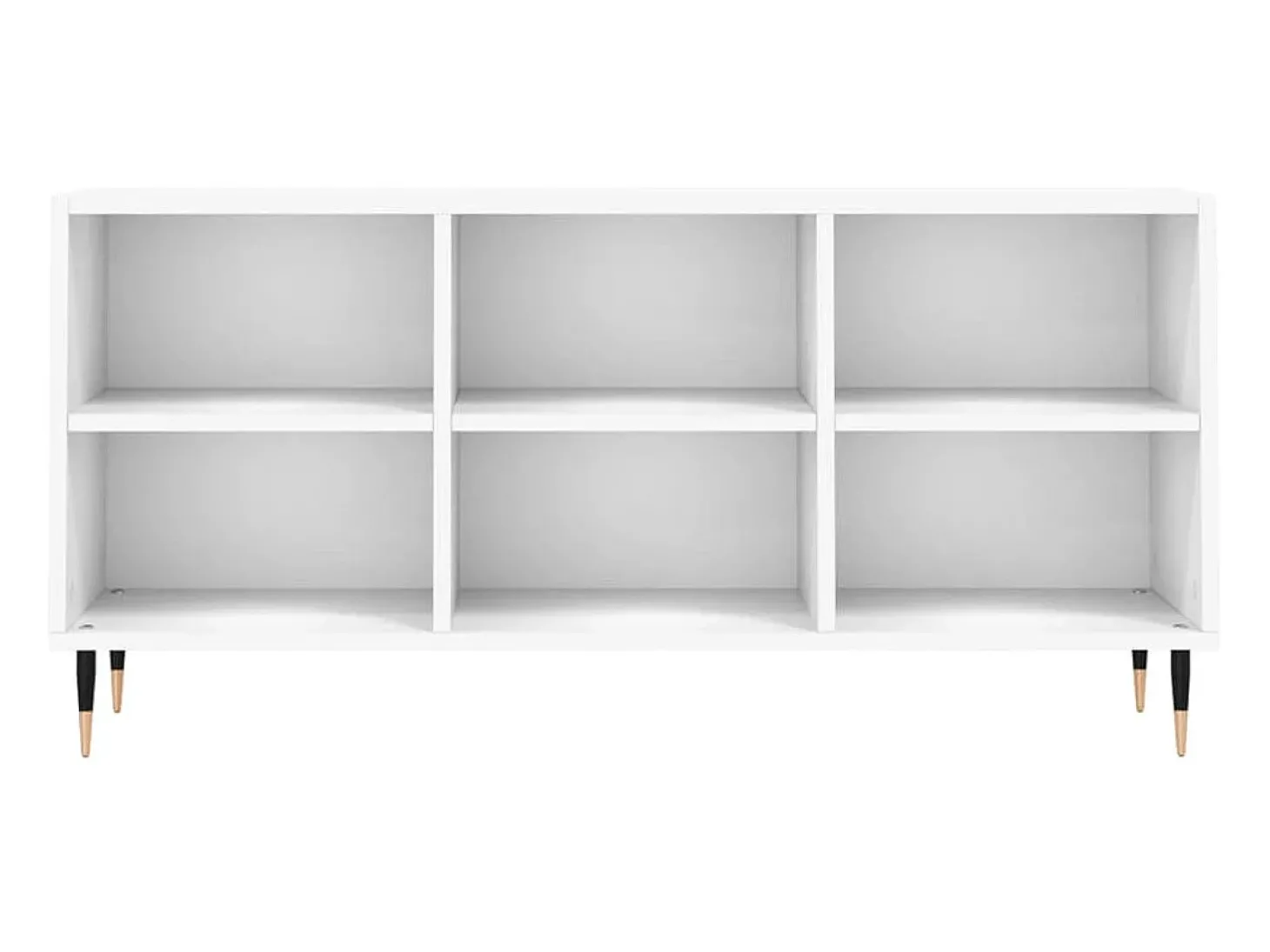Suporte multimídia para TV prateleira para TV aparador armário para TV sala de jantar sala de estar quarto 103,5 x 30 x 50 cm madeira engenheirada branca 02_0025641