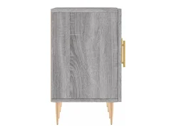 Suporte multimídia para TV prateleira para TV aparador para TV sala de jantar sala de estar quarto Sonoma 150 x 30 x 50 cm madeira industrializada cinza 02_0028402