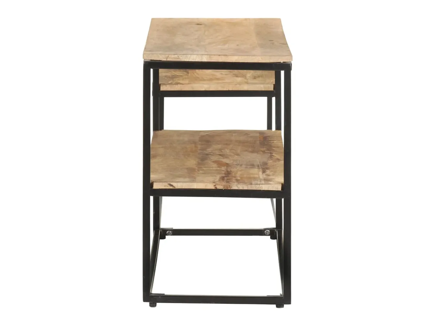 Suporte multimídia para TV prateleira para TV aparador para TV sala de jantar sala de estar quarto 180 x 30 x 50 cm madeira de mangueira marrom natural 02_0026089