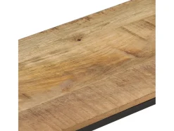 Suporte multimídia para TV prateleira para TV aparador para TV sala de jantar sala de estar quarto 180 x 30 x 50 cm madeira de mangueira marrom natural 02_0026089
