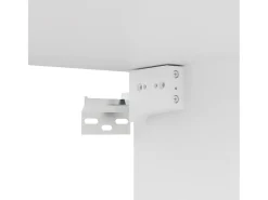 Suporte multimídia para TV prateleira para TV aparador para TV para sala de jantar sala de estar quarto 100 x 30 x 30 cm madeira engenheirada branca 02_0025432