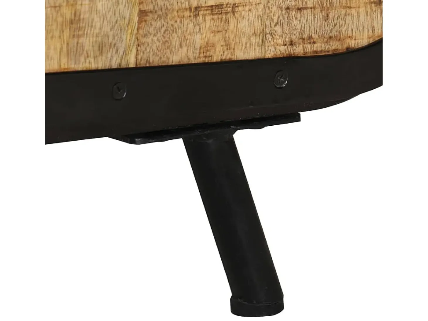 Suporte multimídia para TV prateleira para TV armário para TV sala de jantar sala de estar quarto 110 x 30 x 45 cm madeira de mangueira marrom natural 02_0025742