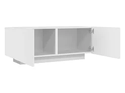 Suporte multimídia para TV prateleira para TV móvel para TV sala de jantar sala de estar quarto 100 x 35 x 40 cm aglomerado branco 02_0025481