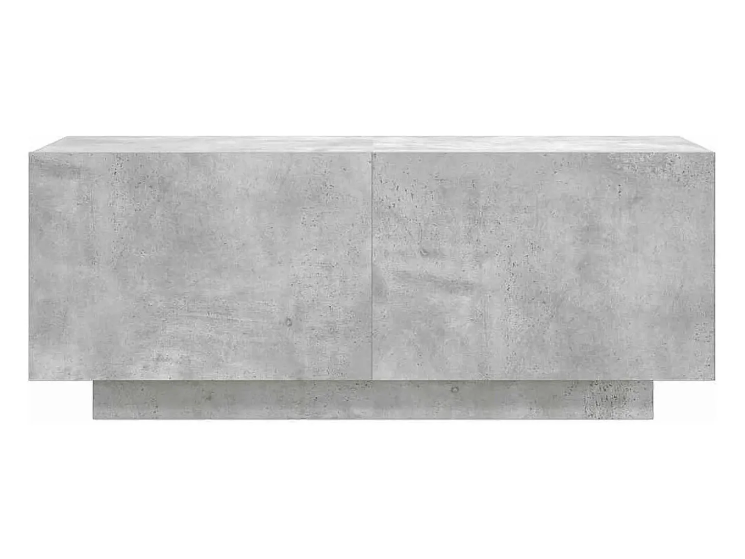 Suporte multimídia para TV prateleira para TV aparador para TV para sala de jantar sala de estar quarto 100 x 35 x 40 cm madeira industrializada cinza 02_0025490