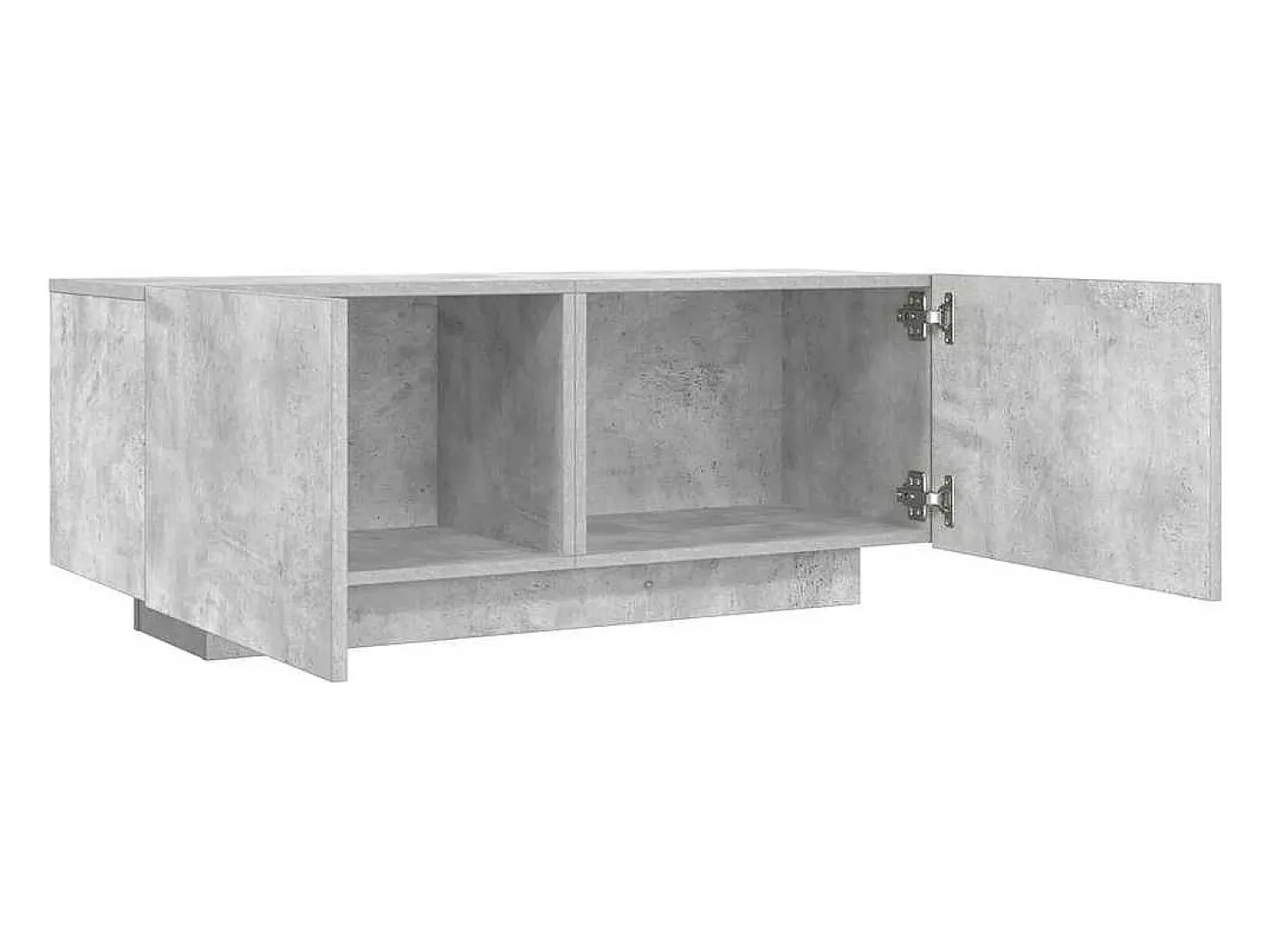 Suporte multimídia para TV prateleira para TV aparador para TV para sala de jantar sala de estar quarto 100 x 35 x 40 cm madeira industrializada cinza 02_0025490