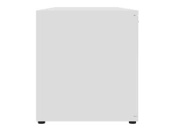 Suporte multimídia para TV prateleira para TV aparador armário para TV sala de jantar sala de estar quarto 120 x 34 x 37 cm madeira engenheirada branca 02_0025854