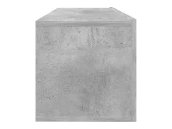 Suporte multimídia para TV prateleira para TV aparador para TV sala de jantar sala de estar quarto 100 x 30 x 30 cm madeira industrializada cinza 02_0025433