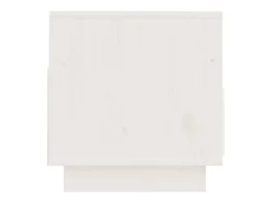 Suporte multimídia para TV prateleira para TV aparador armário para TV sala de jantar sala de estar quarto 60 x 35 x 37 cm madeira maciça de pinho branco 02_0026139