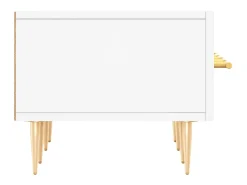 Suporte multimídia para TV prateleira para TV aparador armário para TV sala de jantar sala de estar quarto 150 x 36 x 30 cm madeira engenheirada branca 02_0026022