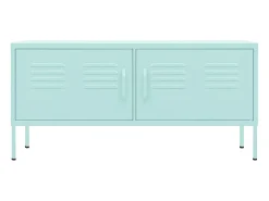 Suporte multimídia para TV prateleira para TV armário para TV sala de jantar sala de estar quarto verde menta 105 x 35 x 50 cm aço verde 02_0027689