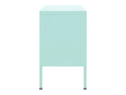 Suporte multimídia para TV prateleira para TV armário para TV sala de jantar sala de estar quarto verde menta 105 x 35 x 50 cm aço verde 02_0027689