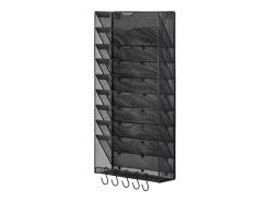 Suporte Mural SucceBuy File Wall Shelf Mesh Wall File Holder 1 Peça 10 Bolsas para Escritório e Escola