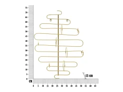 Suporte para Garrafas VKH326, Ouro, 53x13x72 cm, Kendra Home
