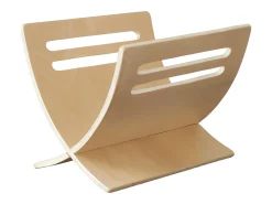 Suporte para jornais 30x29x36 cm natural
