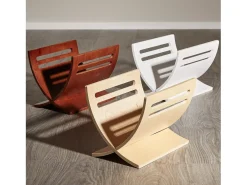 Suporte para jornais 30x29x36 cm natural